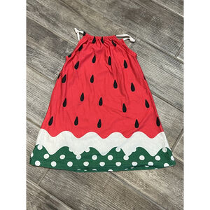 Watermelon Dress Sleeveless Summer Outfit Cute Toddler Girl‎ Kids Size 6